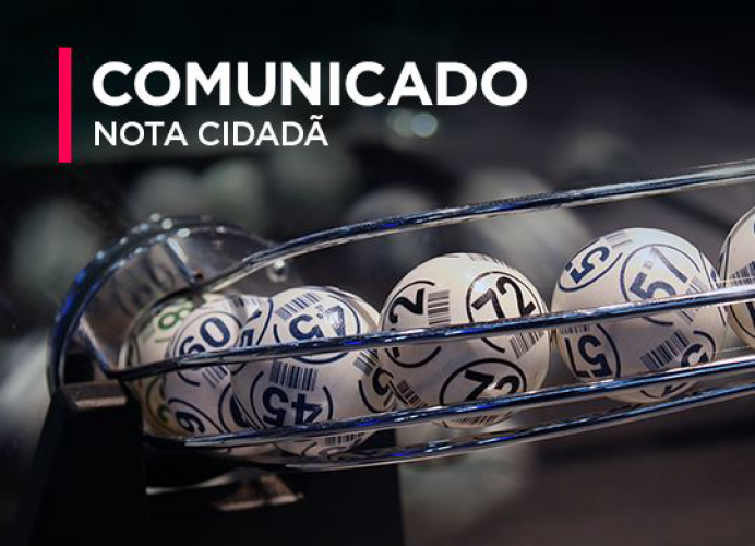 Nota Cidadã desta terça-feira tem horário antecipado