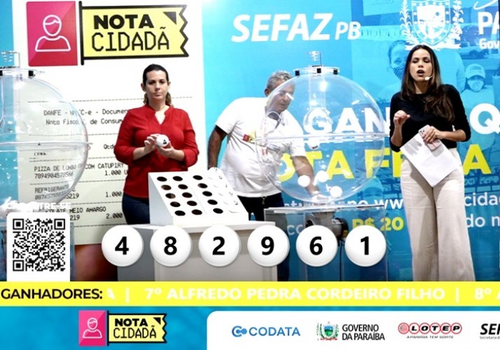 Nota Cidadã divulga os 31 ganhadores do mês de agosto