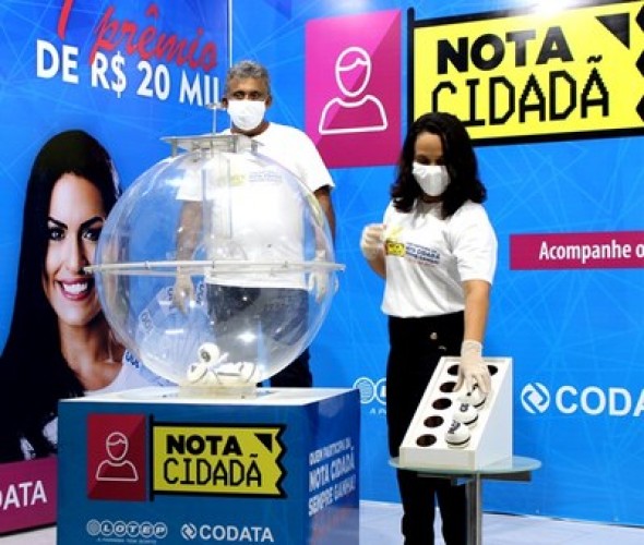 35º Sorteio do NOTA CIDADÃ é adiado para o dia 23 de novembro