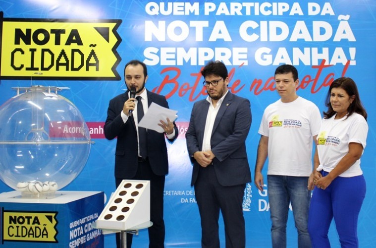 A Campanha Nota Cidadã realizou o 2º Sorteio